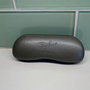 Ray-Ban Gray Titanium Sunglasses Case